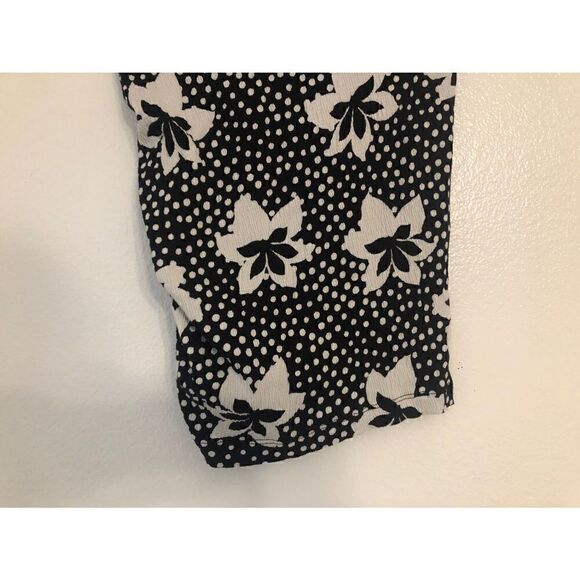 Brand New Anthropologie Porridge Ruched Knit Black & White Mini Skirt Medium - Picture 8 of 13